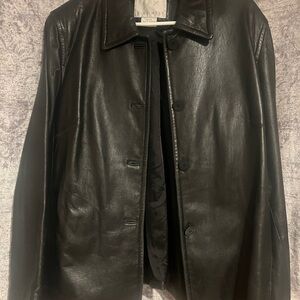 Women’s Black Faux Leather Jacket